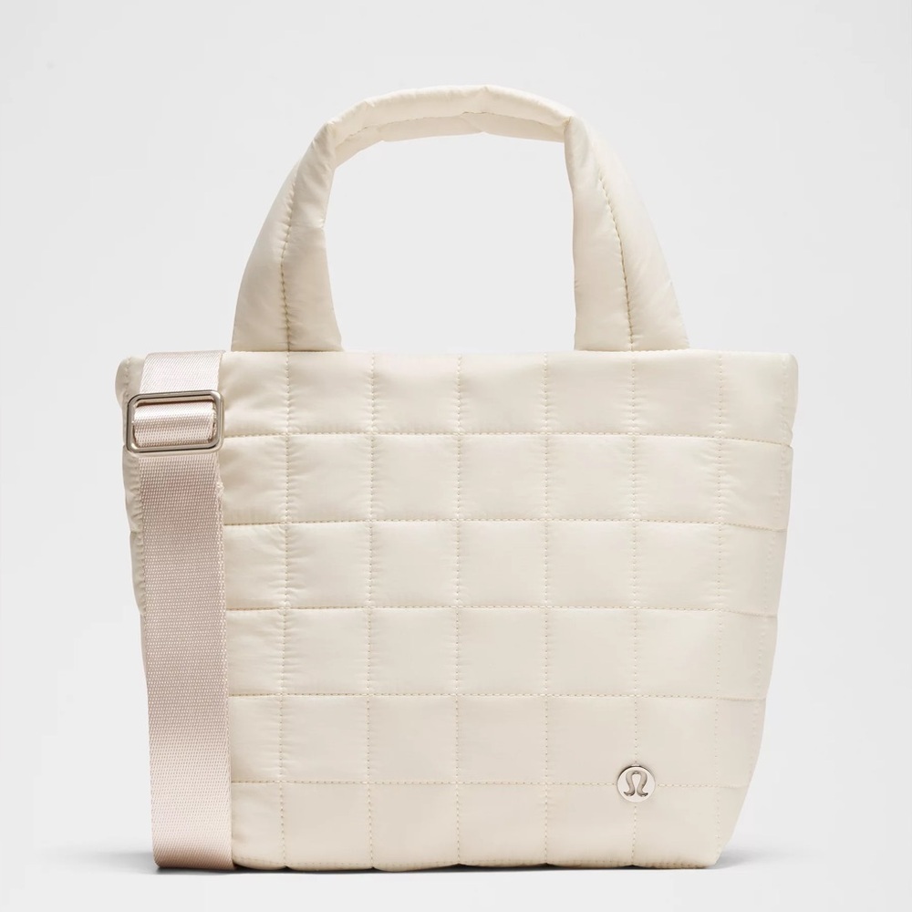Lululemon Quilted Grid Small Tote Bag 5L NWT sold out